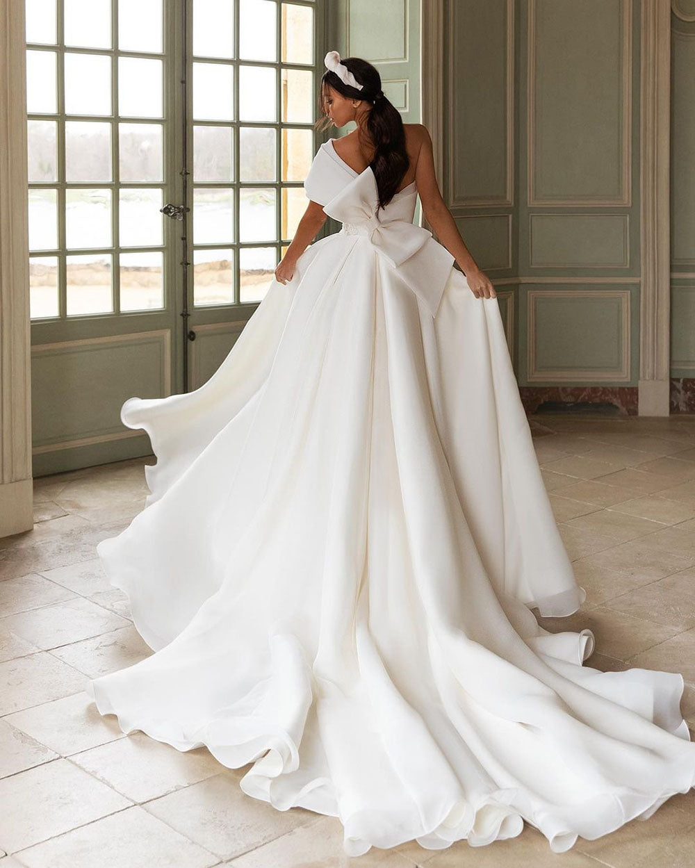 Boho High Side Split Wedding Dresses