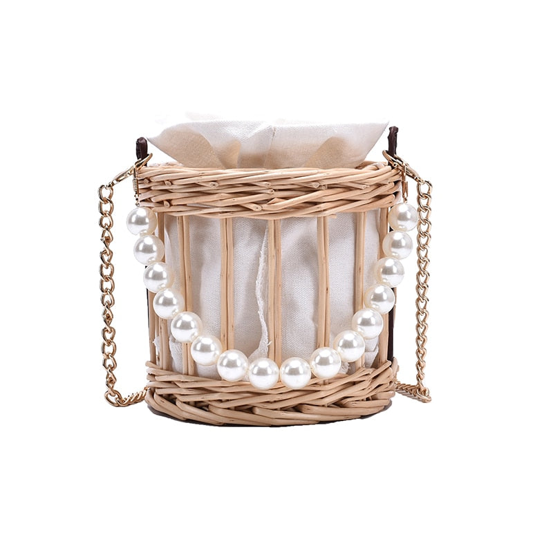 Elegant Female Pearl Tote bag