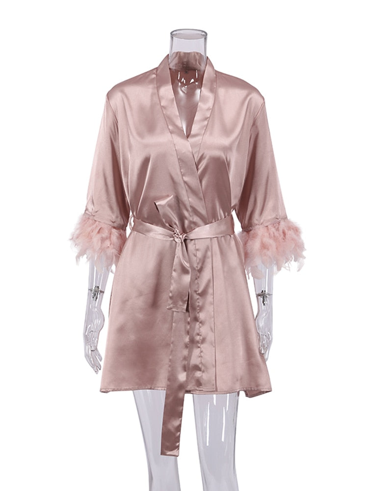 Hiloc Feathers Robe