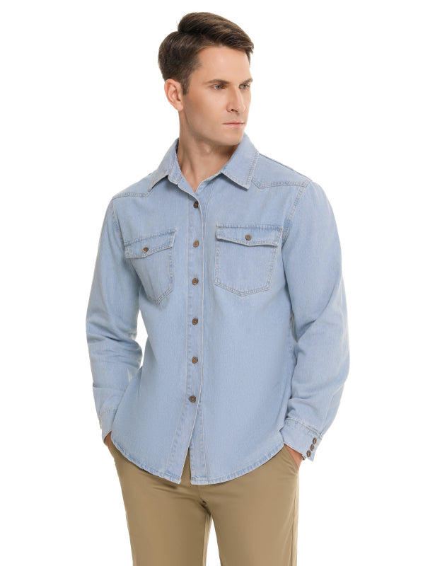 Long Sleeve Denim Shirt