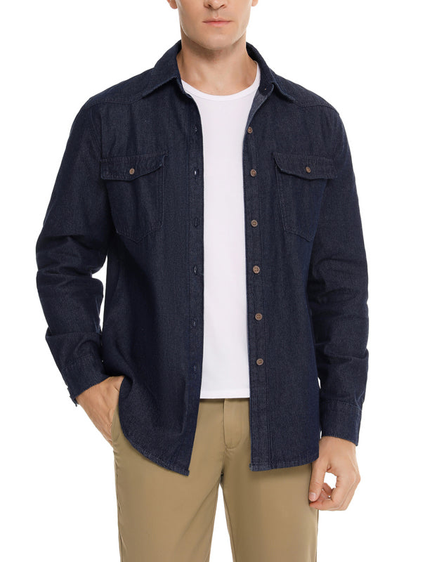 Long Sleeve Denim Shirt