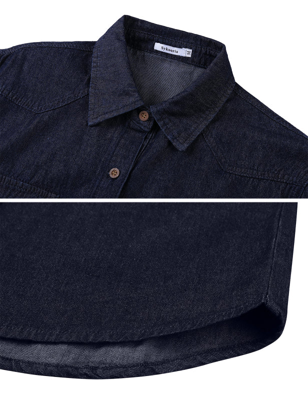 Long Sleeve Denim Shirt