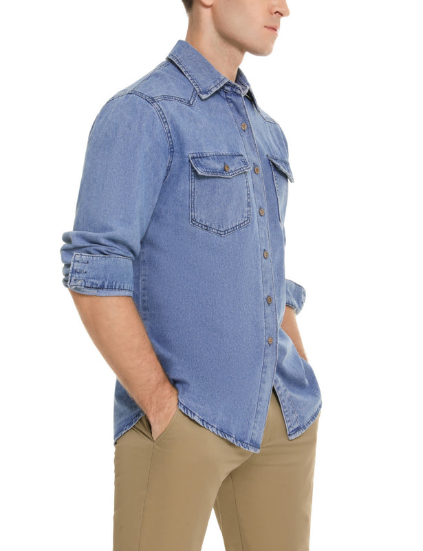 Long Sleeve Denim Shirt