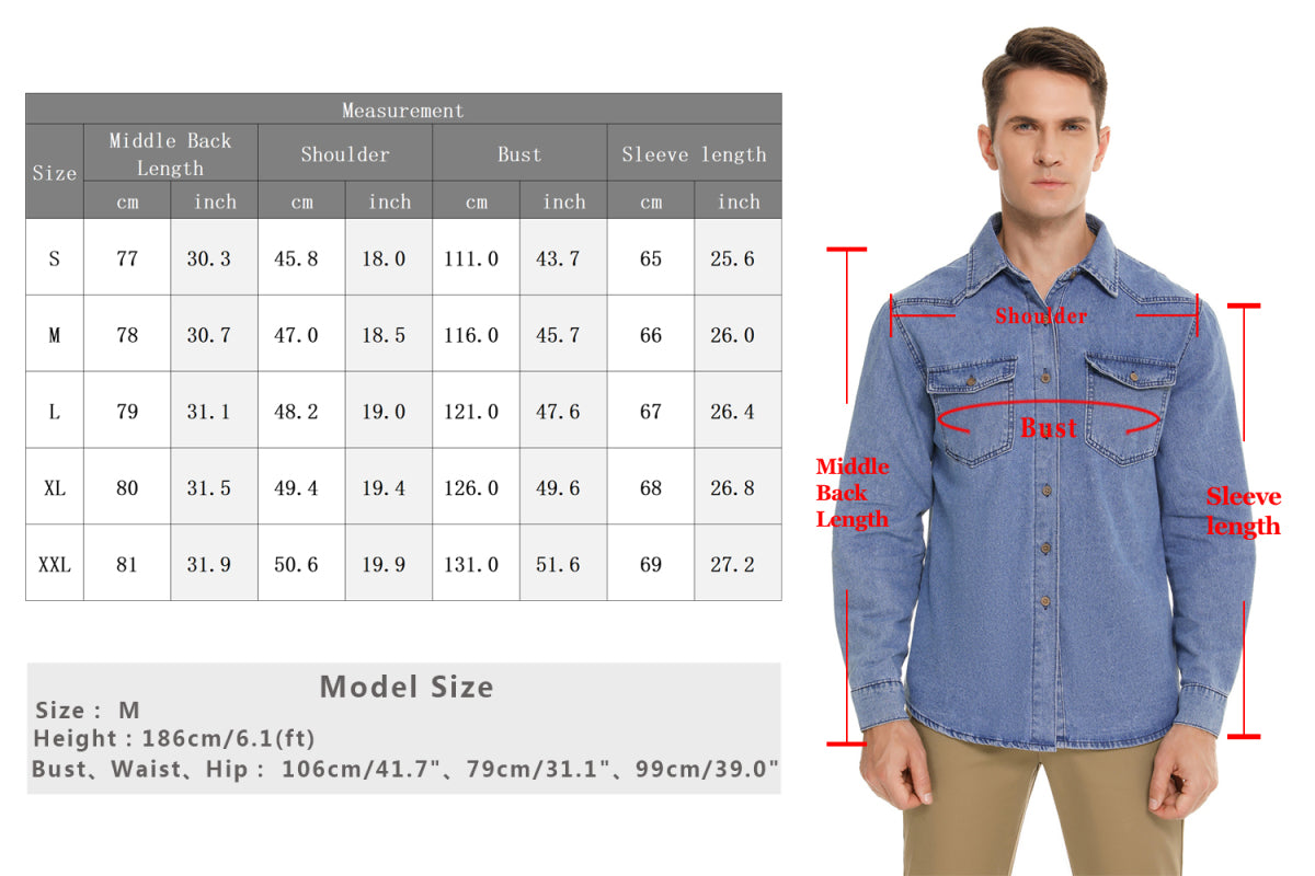 Long Sleeve Denim Shirt