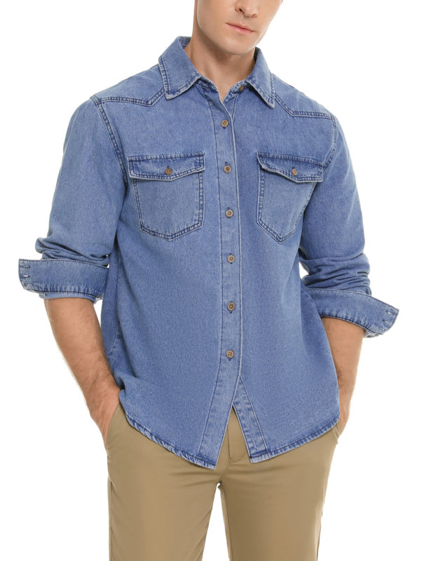 Long Sleeve Denim Shirt
