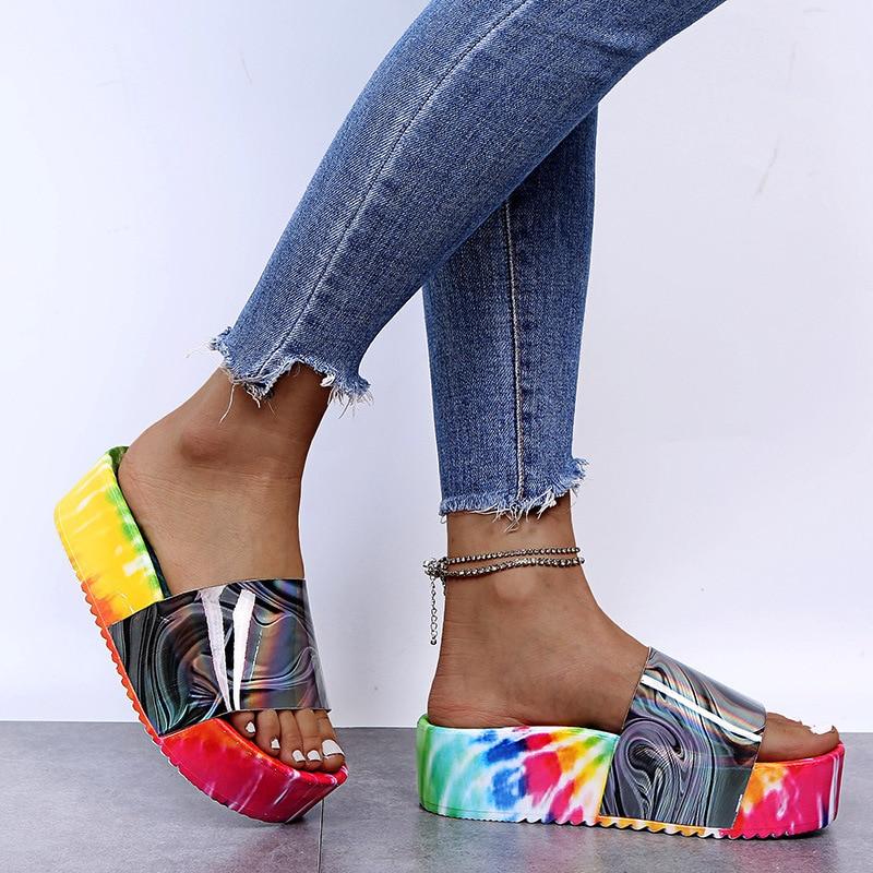 LIQUID RAINBOW SANDALS