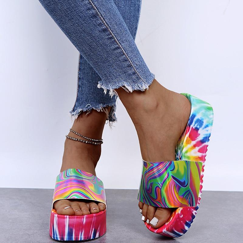LIQUID RAINBOW SANDALS