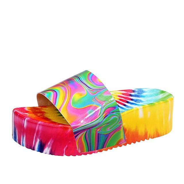 LIQUID RAINBOW SANDALS
