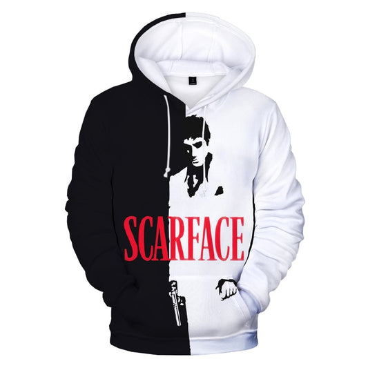 Scarface 3D Printed Hoodies Oversized Hoodie Pullover
