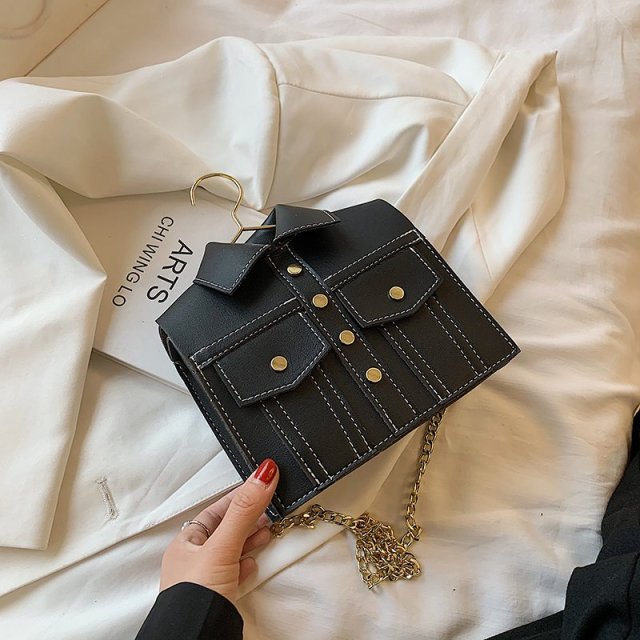 Jacket Coat Chain Shoulder Bag
