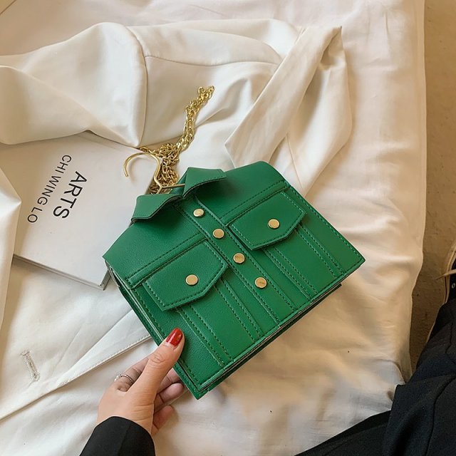 Jacket Coat Chain Shoulder Bag