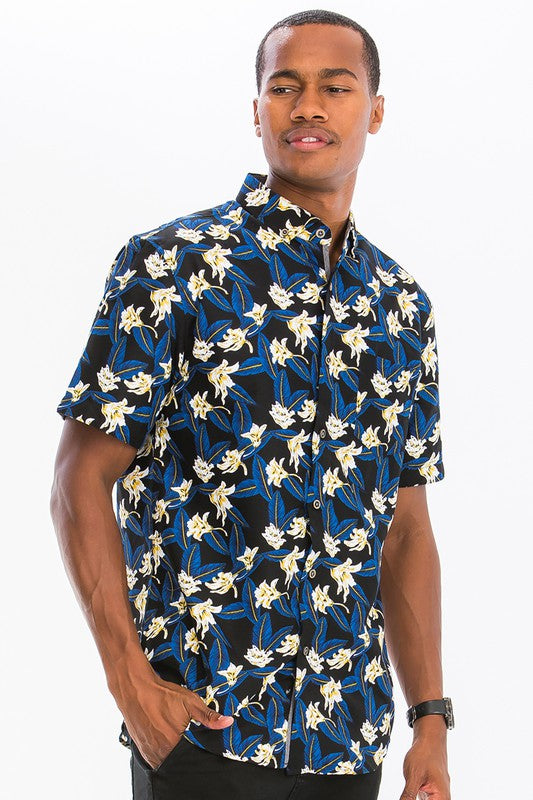 Hawaiian Button-Down Shirt