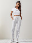 Butterfly Drawstring Pants Set