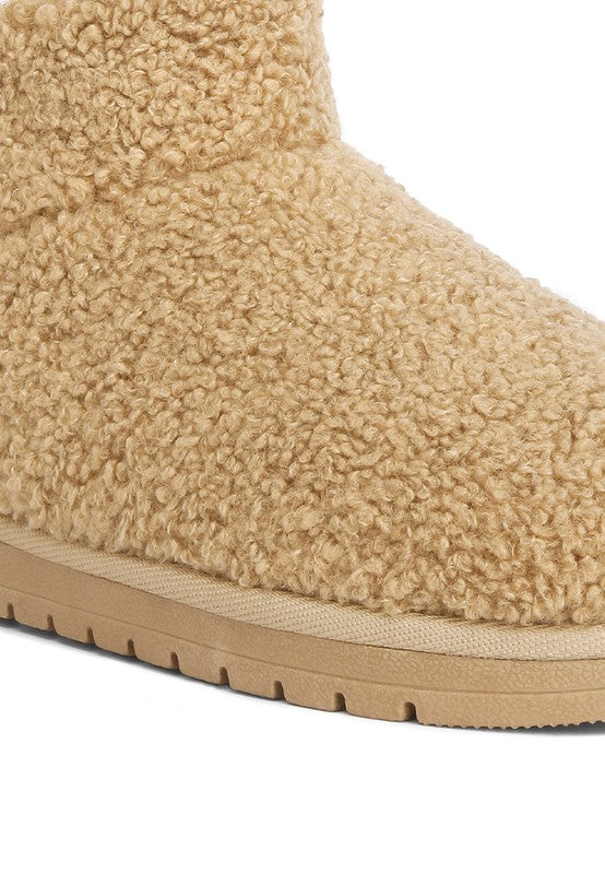 Fleece Exterior Fluffy Boots