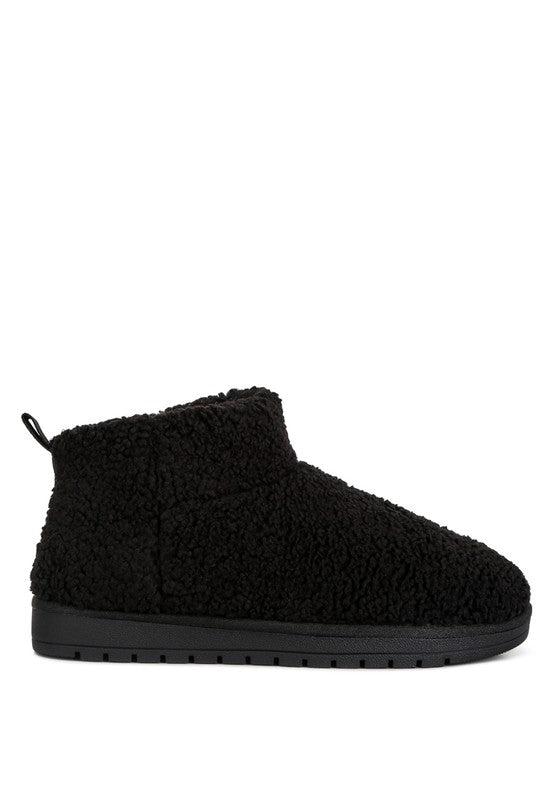 Fleece Exterior Fluffy Boots