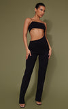 Black Crepe Jumpsuit