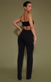 Black Crepe Jumpsuit