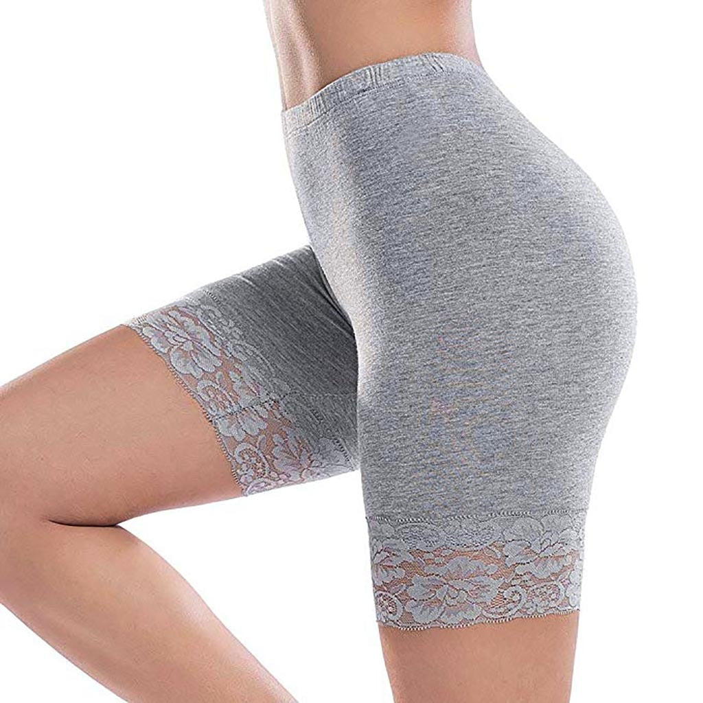 High Waist Lace Leggings Shorts