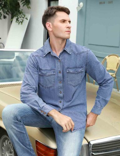 Long Sleeve Denim Shirt