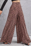 Animal Print High-Rise Culottes