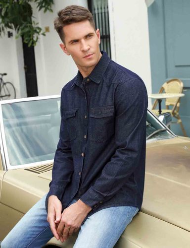 Long Sleeve Denim Shirt