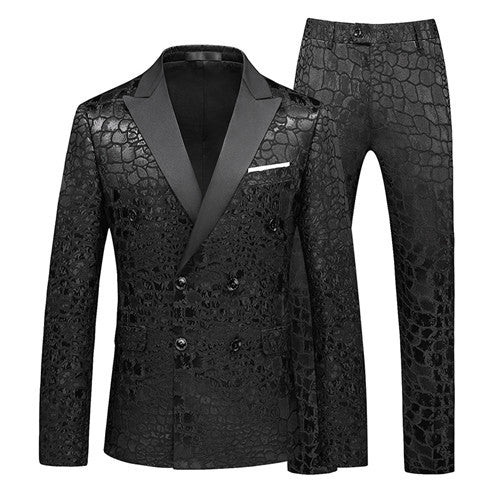 Jacquard Blazer and Pants