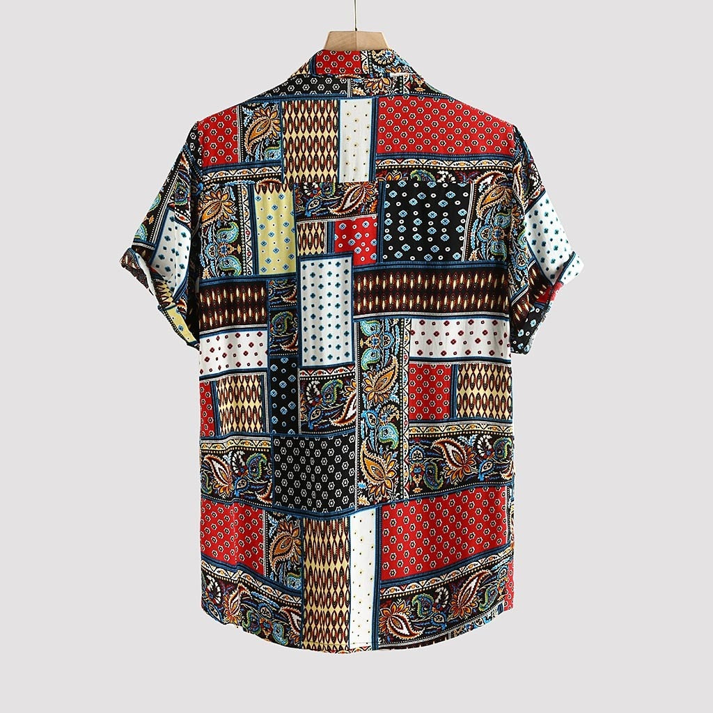 Vintage Ethnic Style Loose Shirt