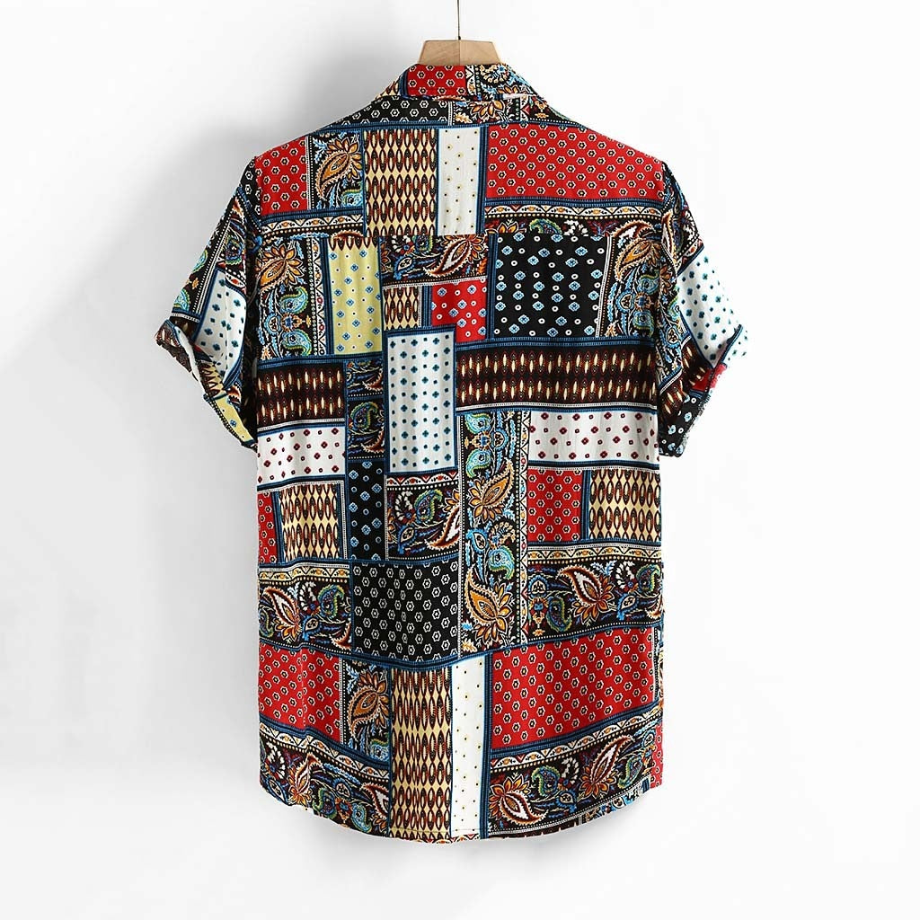 Vintage Ethnic Style Loose Shirt