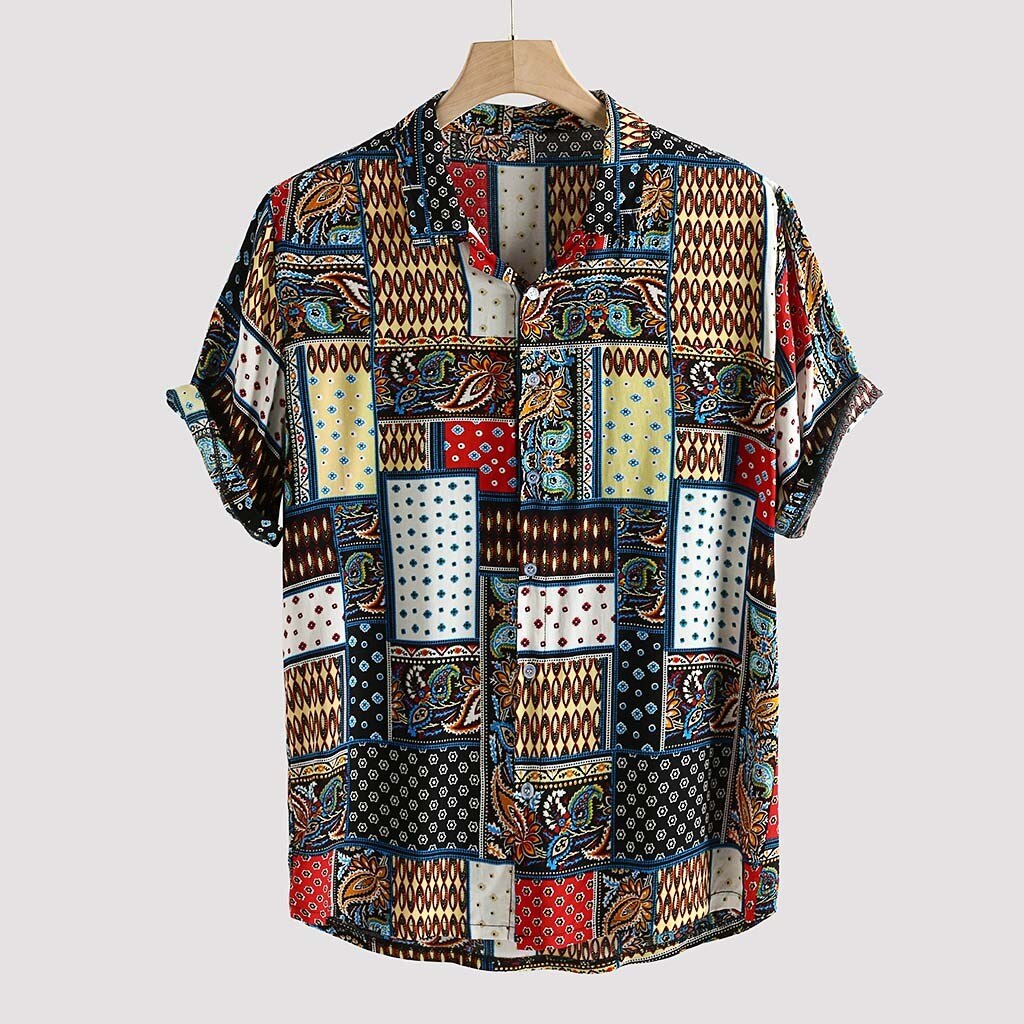 Vintage Ethnic Style Loose Shirt