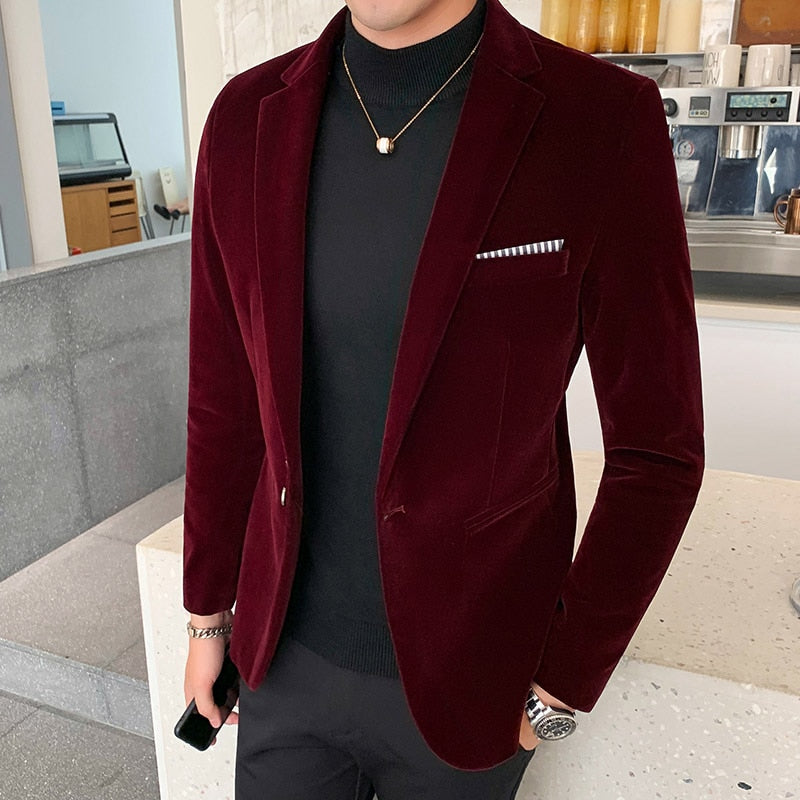 Velvet Blazer