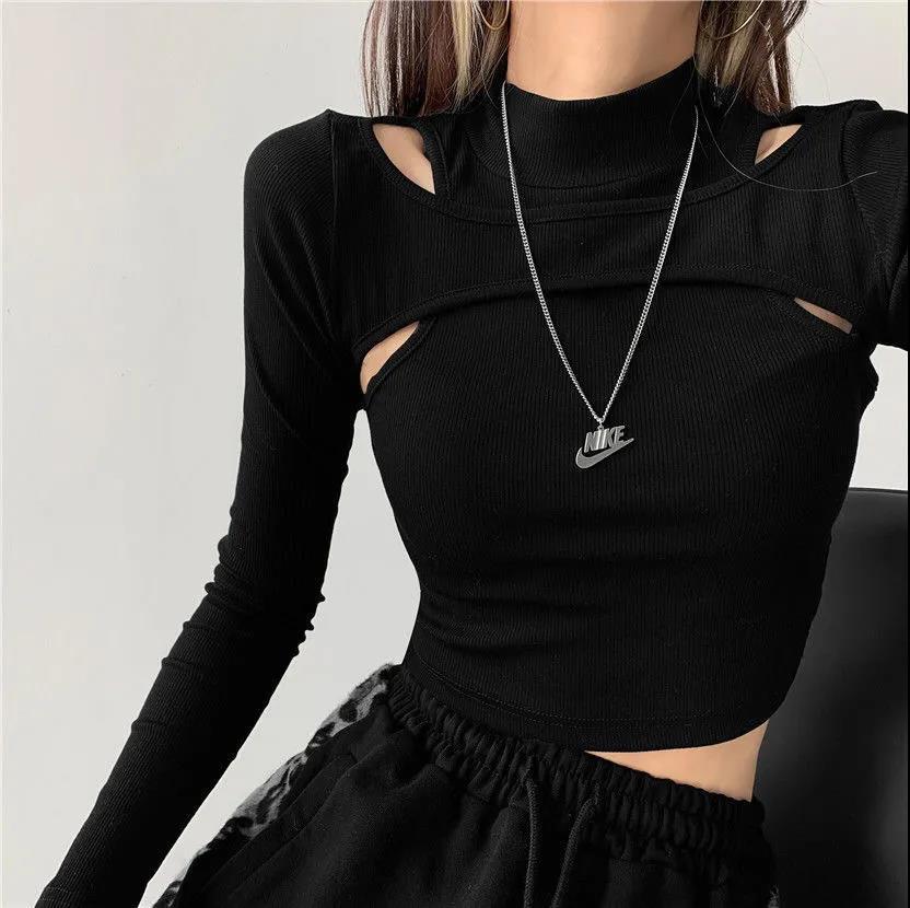 Hollow Knitted Crop Top