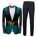 Eccentric Slim Fit Suit