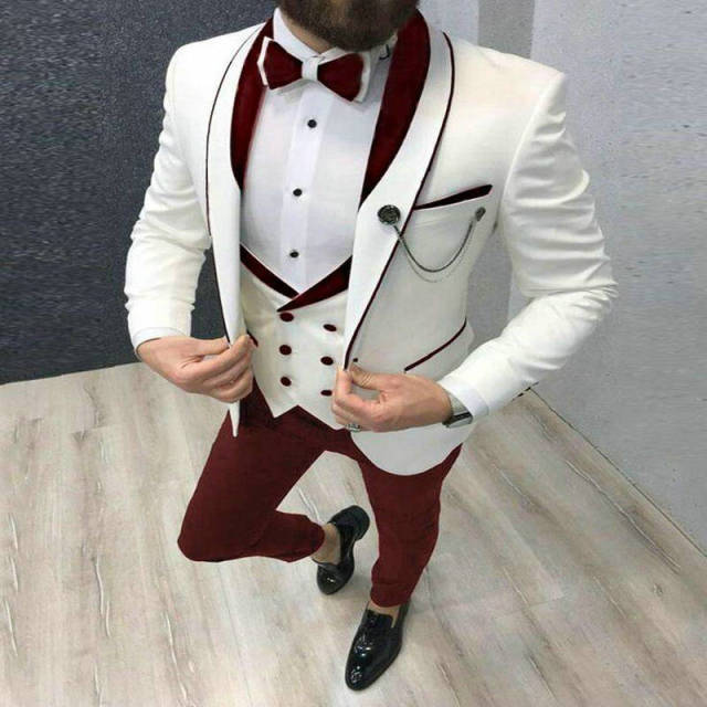 Homme Slim Fit Tuxedos 3 Piece