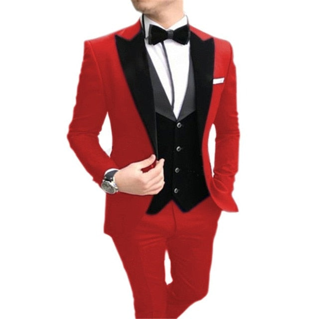 Homme Slim Fit Tuxedos 3 Piece