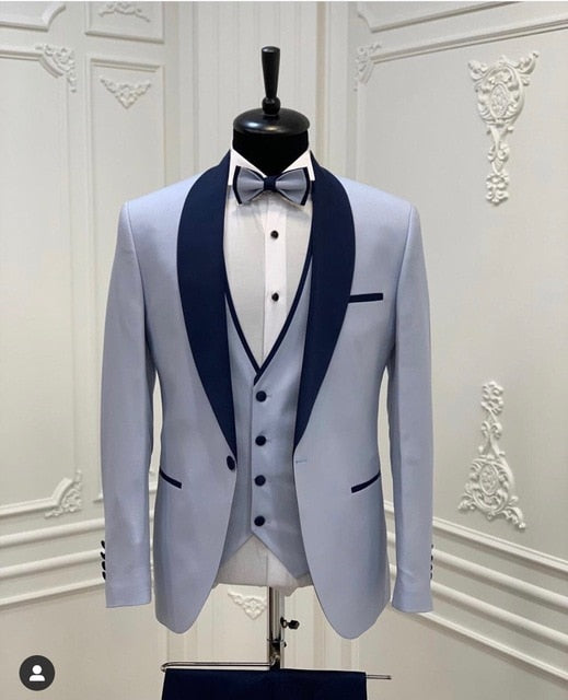 Homme Slim Fit Tuxedos 3 Piece