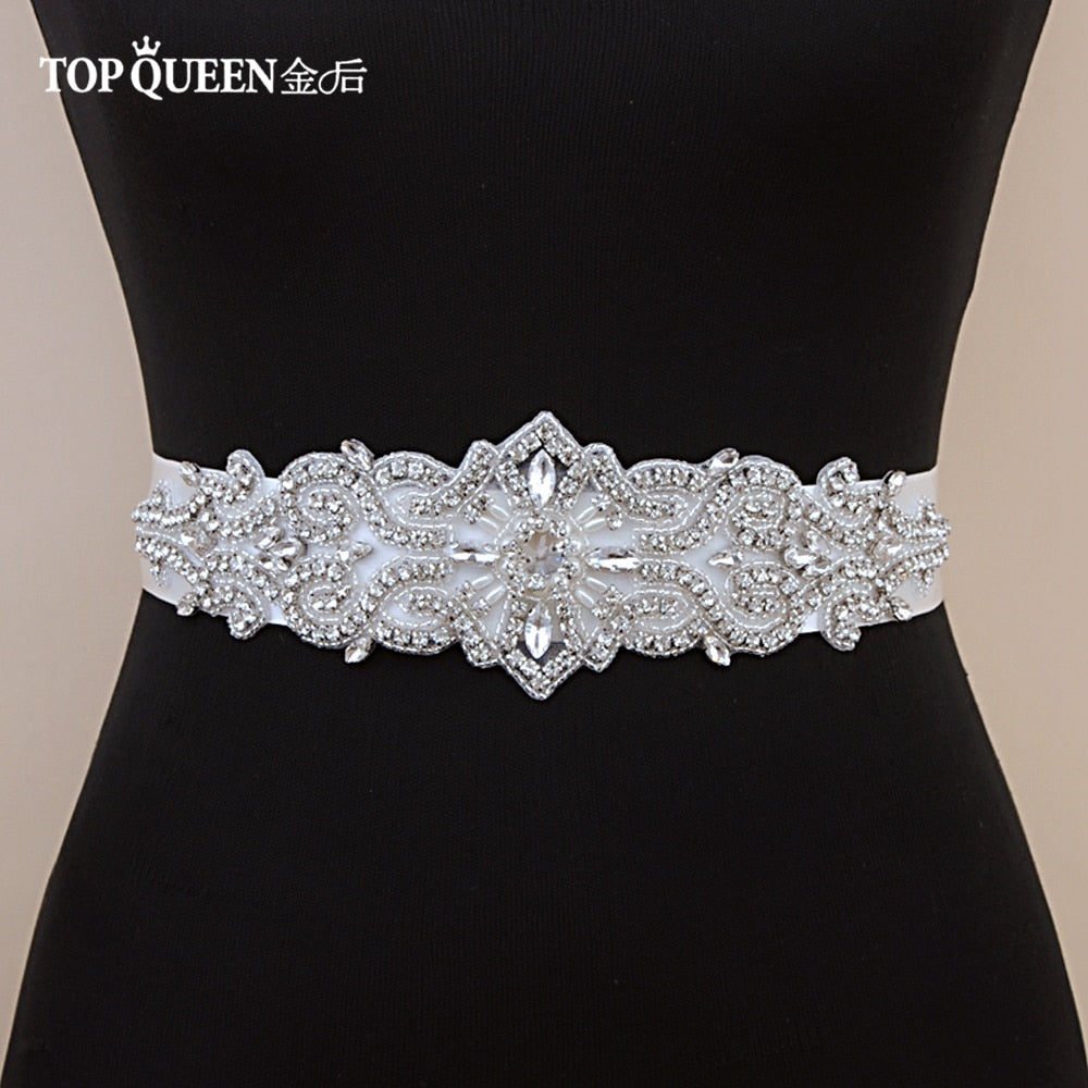 Rhinestones Wedding Dress Belt