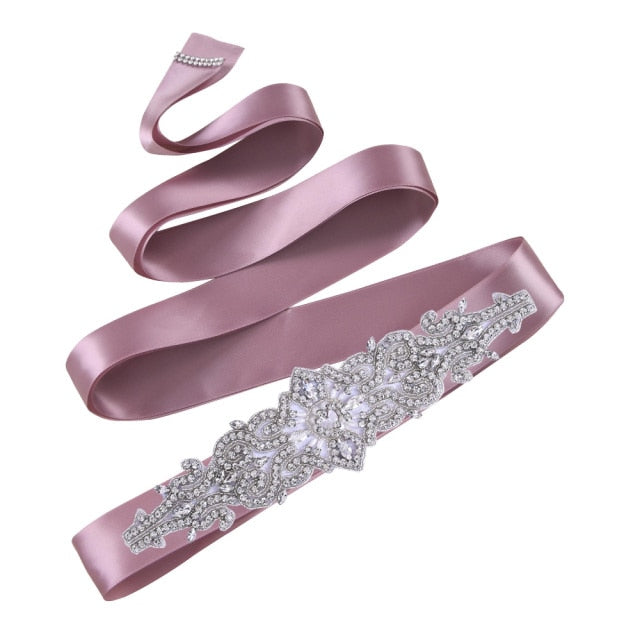 Rhinestones Wedding Dress Belt