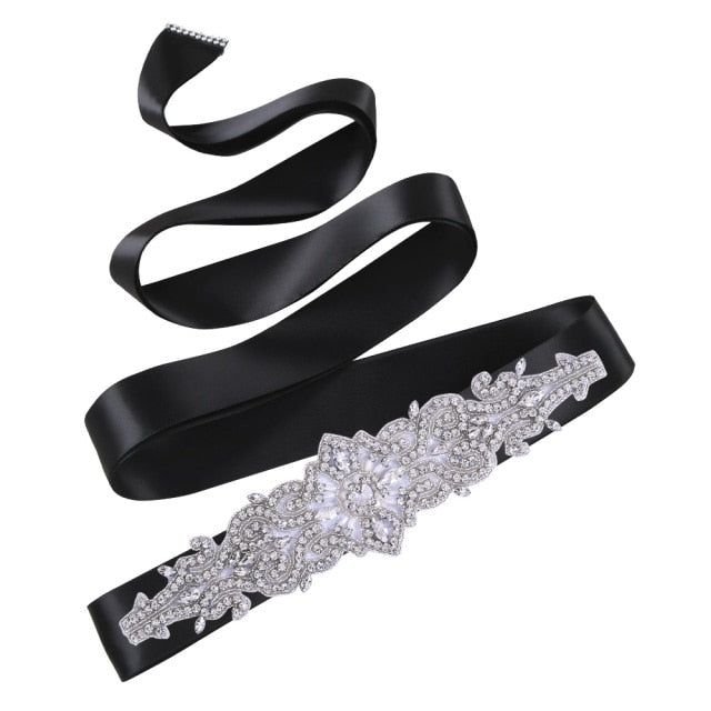 Rhinestones Wedding Dress Belt