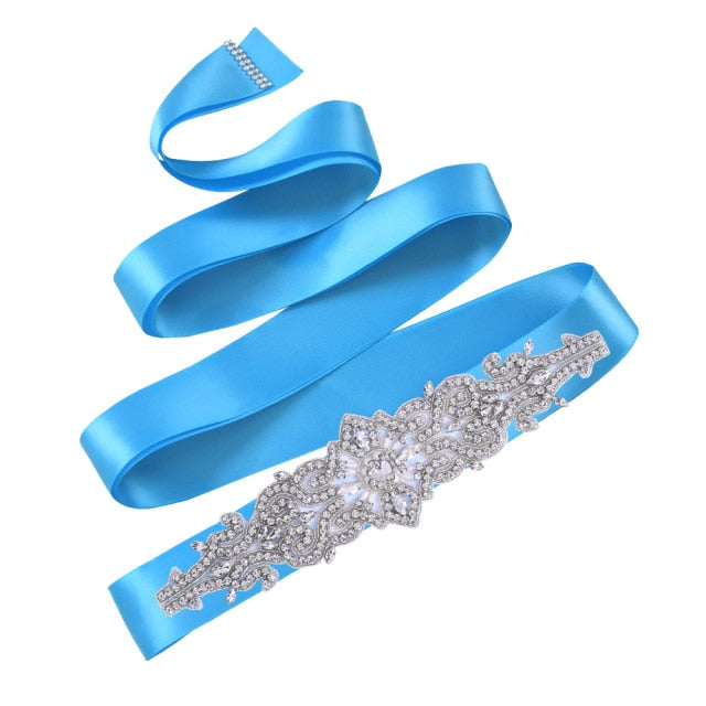 Rhinestones Wedding Dress Belt