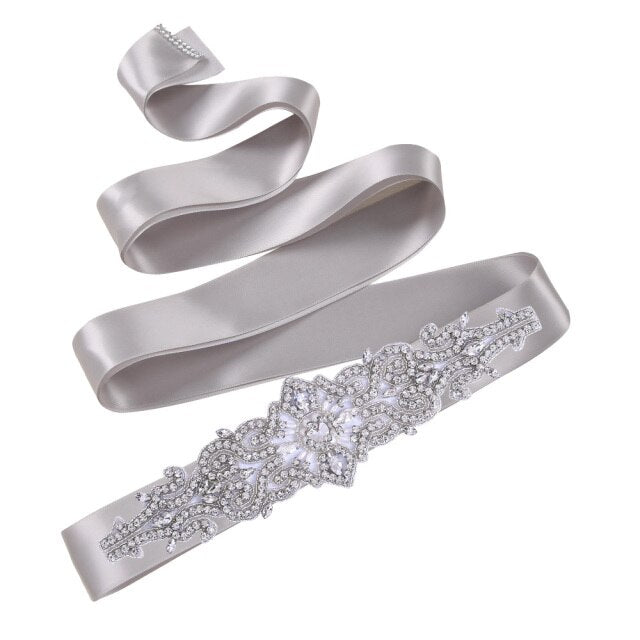 Rhinestones Wedding Dress Belt