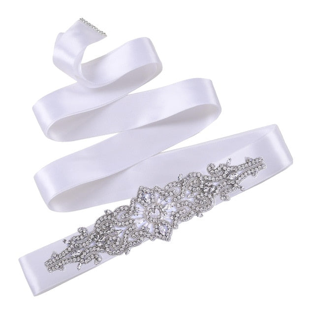 Rhinestones Wedding Dress Belt