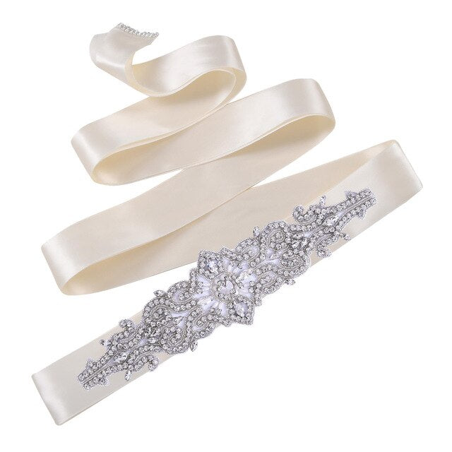 Rhinestones Wedding Dress Belt