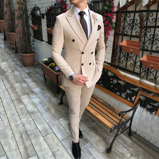 Men's Double-Breasted Suit