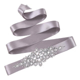 Silver Rhinestone Wedding Belts
