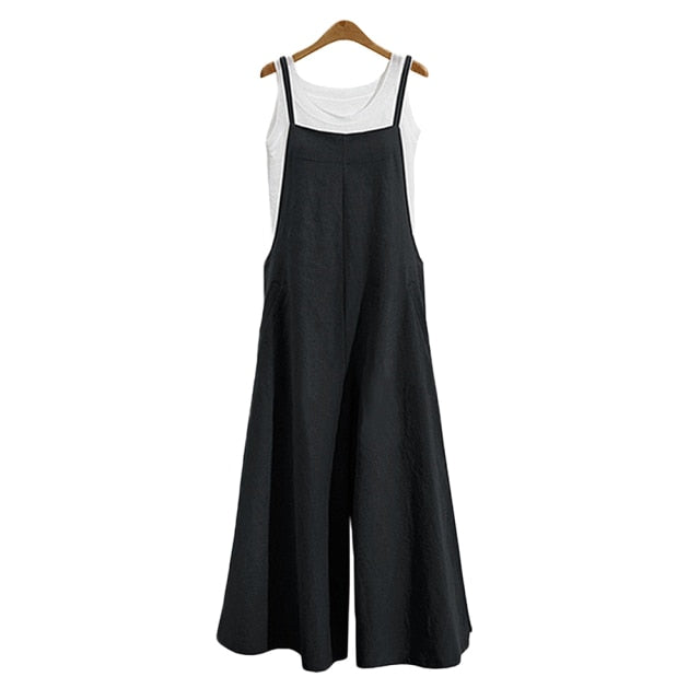 Loose & Free Jumpsuit Summer Casual Wide Leg Pants