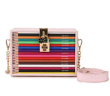 Color Pencil Box Style Handbags