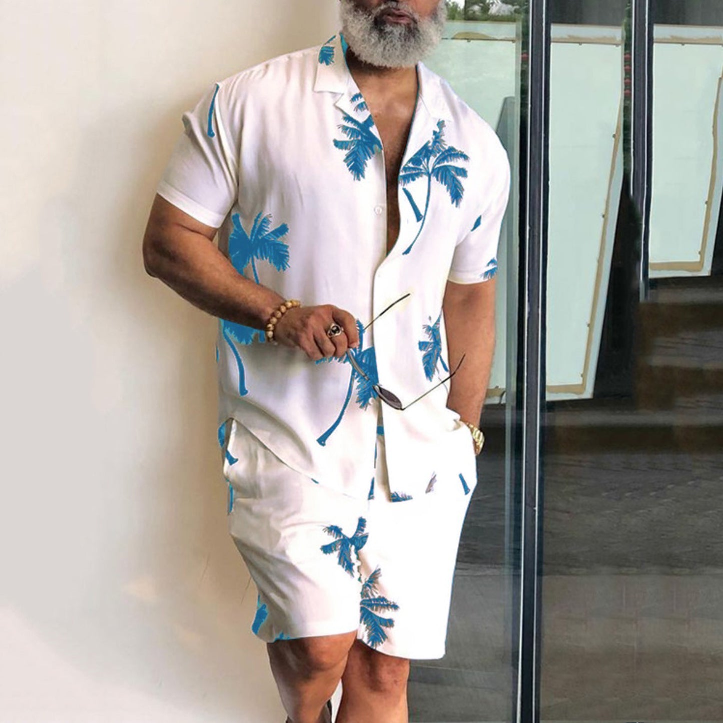 Hawaii Trend Men's Printed Set