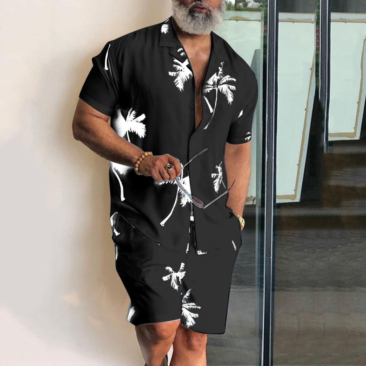 Hawaii Trend Men's Printed Set